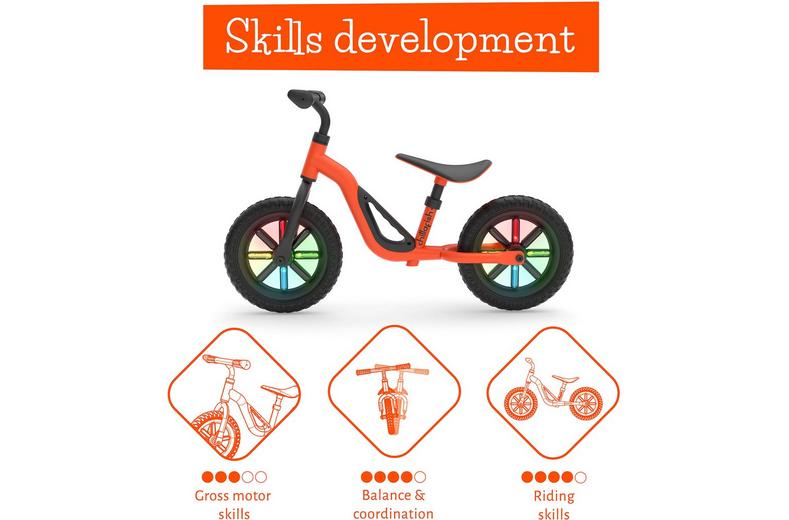 Chillafish Charlie Glow Balance Bike - 10" Wheel - Orange Chillafish Charlie Glow Balance Bike - 10" Wheel - Orange