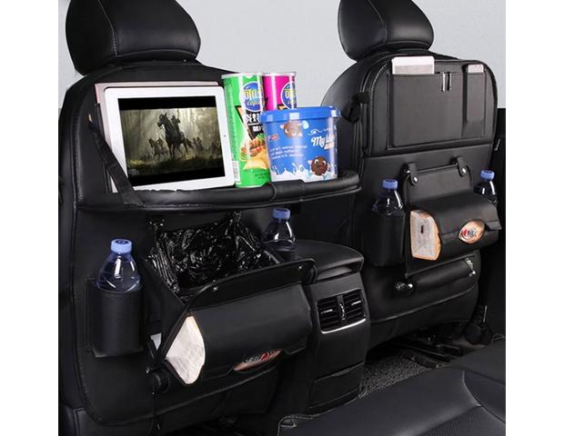LuxCar Back Seat Organiser - Black