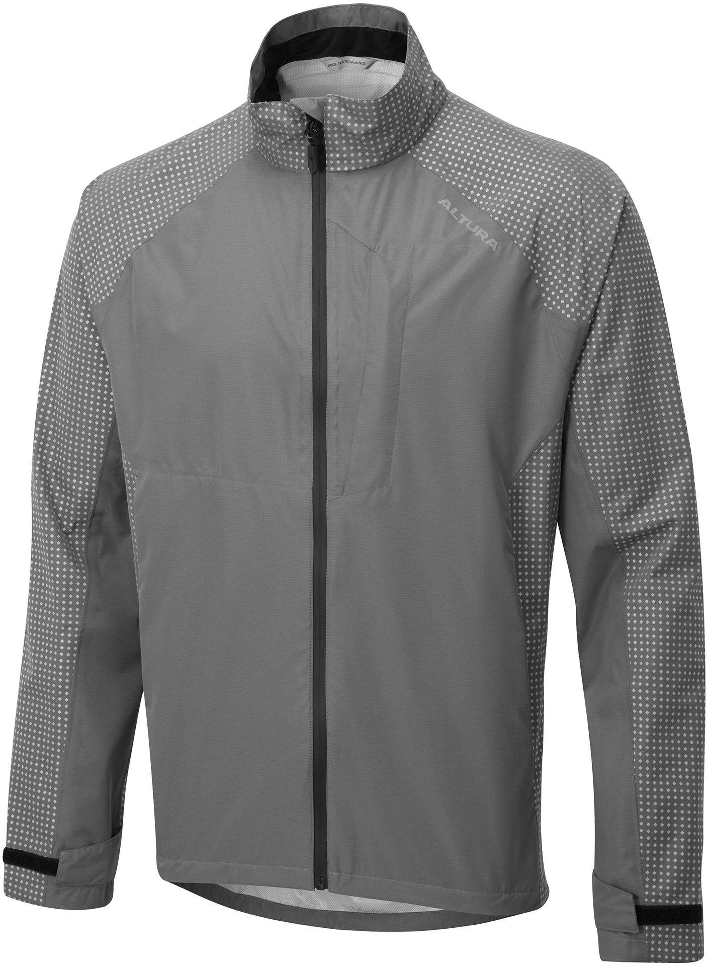 Altura Nightvision Storm Men's Waterproof Jacket Grey S Halfords UK