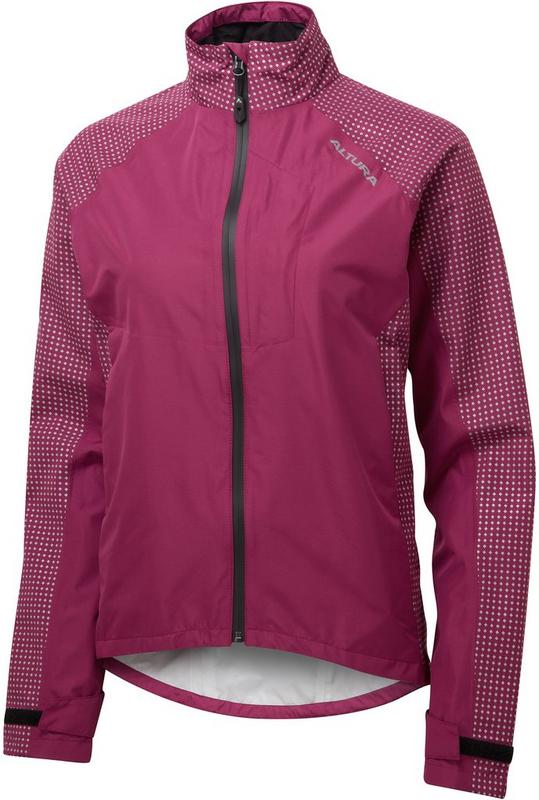 Halfords Altura Nightvision Storm Women's Waterproof Jacket Pink 10 | Extra 8% off for BC Members
