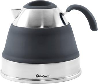 Outwell 2.5L Collaps Silicone and Stainless Steel Kettle - Navy Night