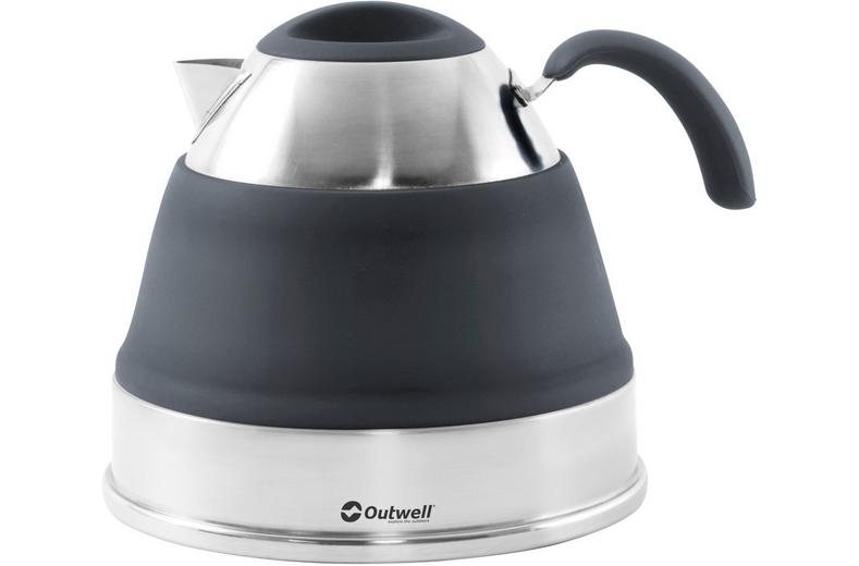 Outwell 2.5L Collaps Silicone and Stainless Steel Kettle - Navy Night Outwell 2.5L Collaps Silicone and Stainless Steel Kettle - Navy Night