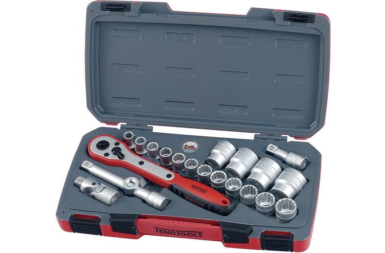 Teng 21 Piece 1/2" Drive Socket Set Teng 21 Piece 1/2" Drive Socket Set