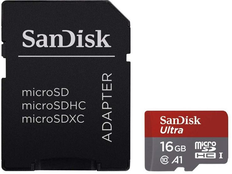 SanDisk Ultra MicroSD UHS-I Card - 16 GB