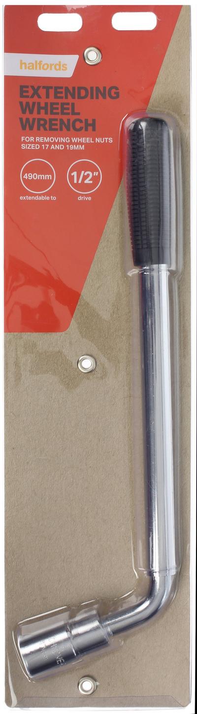 Halfords Extending Wheel Nut Wrench Halfords Extending Wheel Nut Wrench
