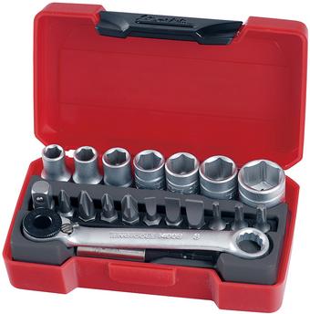 Teng 20 Piece 1/4" Drive Bit Socket Set