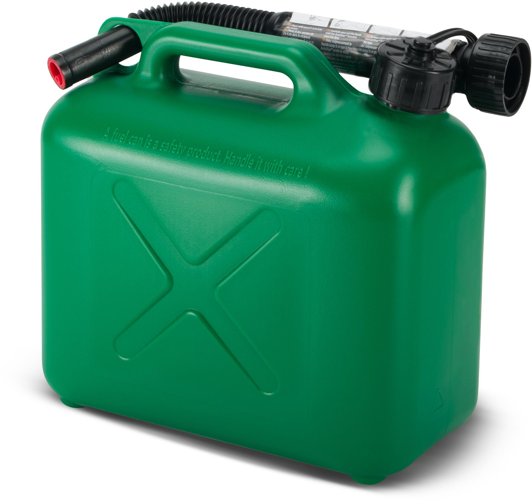 Halfords 5L Fuel Can With Autostop - Green