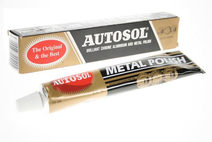 Autosol 75 ml Metal Polish for Chrome Copper Brass