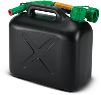 Halfords 5L Fuel Can with Autostop - Black