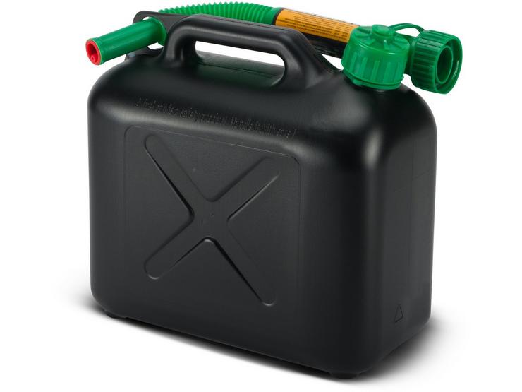 Halfords 5L Fuel Can with Autostop - Black