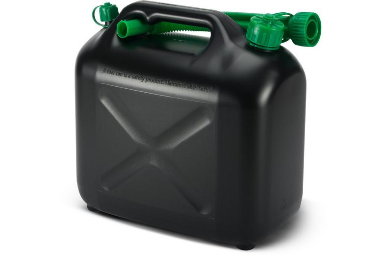 Halfords 10L Fuel Can with Air Vent - Black Halfords 10L Fuel Can with Air Vent - Black