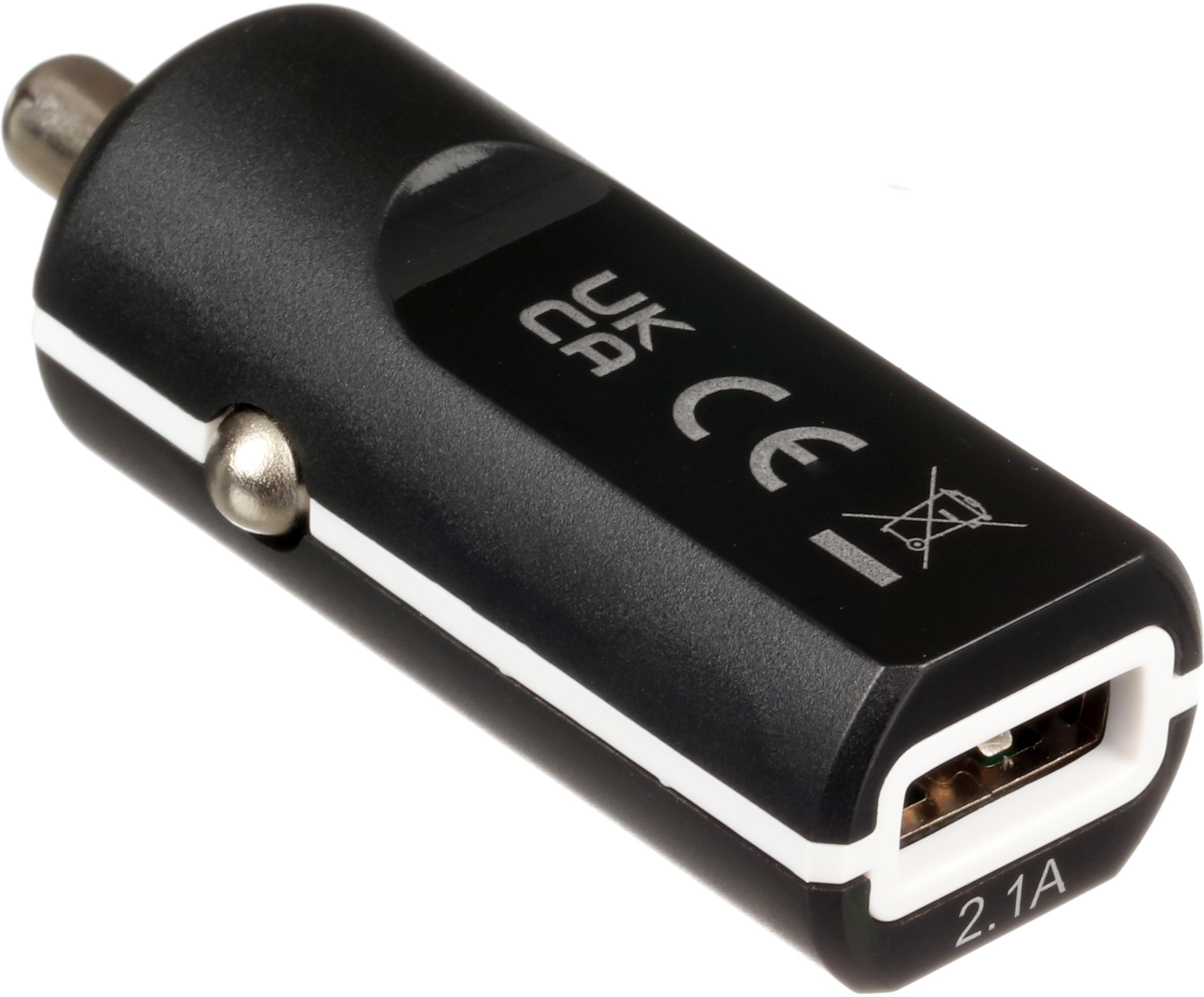 Slim Single USB Car Charger 2.1A Halfords UK