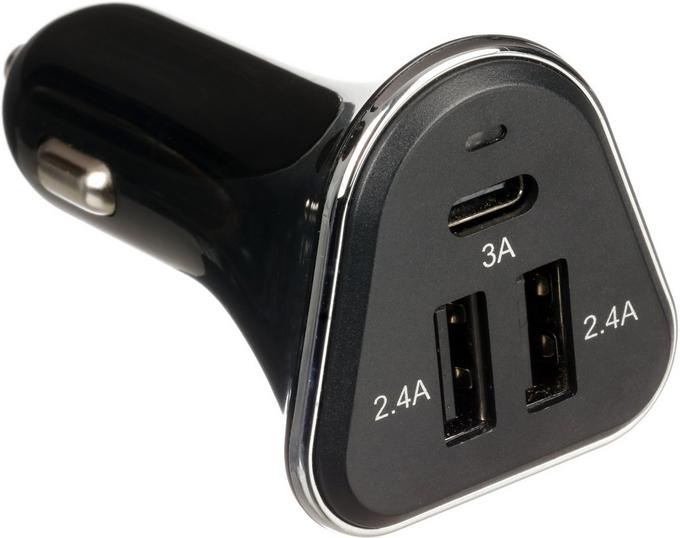 USB C and Dual USB In Car Charger Halfords UK