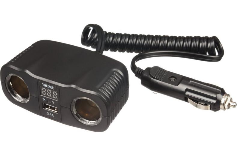 2 x 12V Power Sockets with USB 2 x 12V Power Sockets with USB