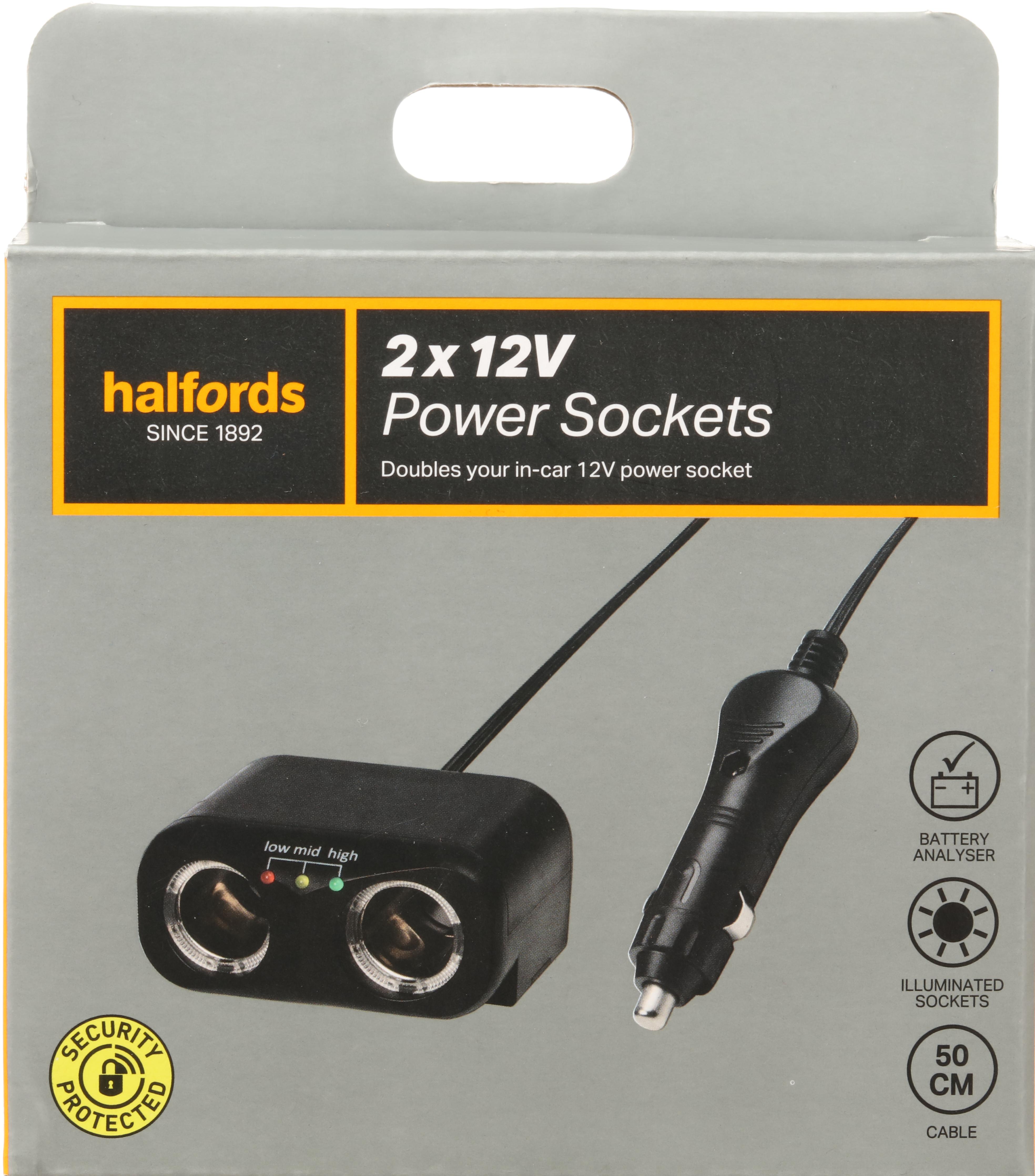 2x 12V Power Sockets