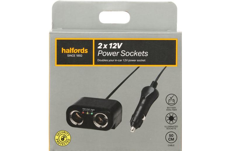 2x 12V Power Sockets 2x 12V Power Sockets