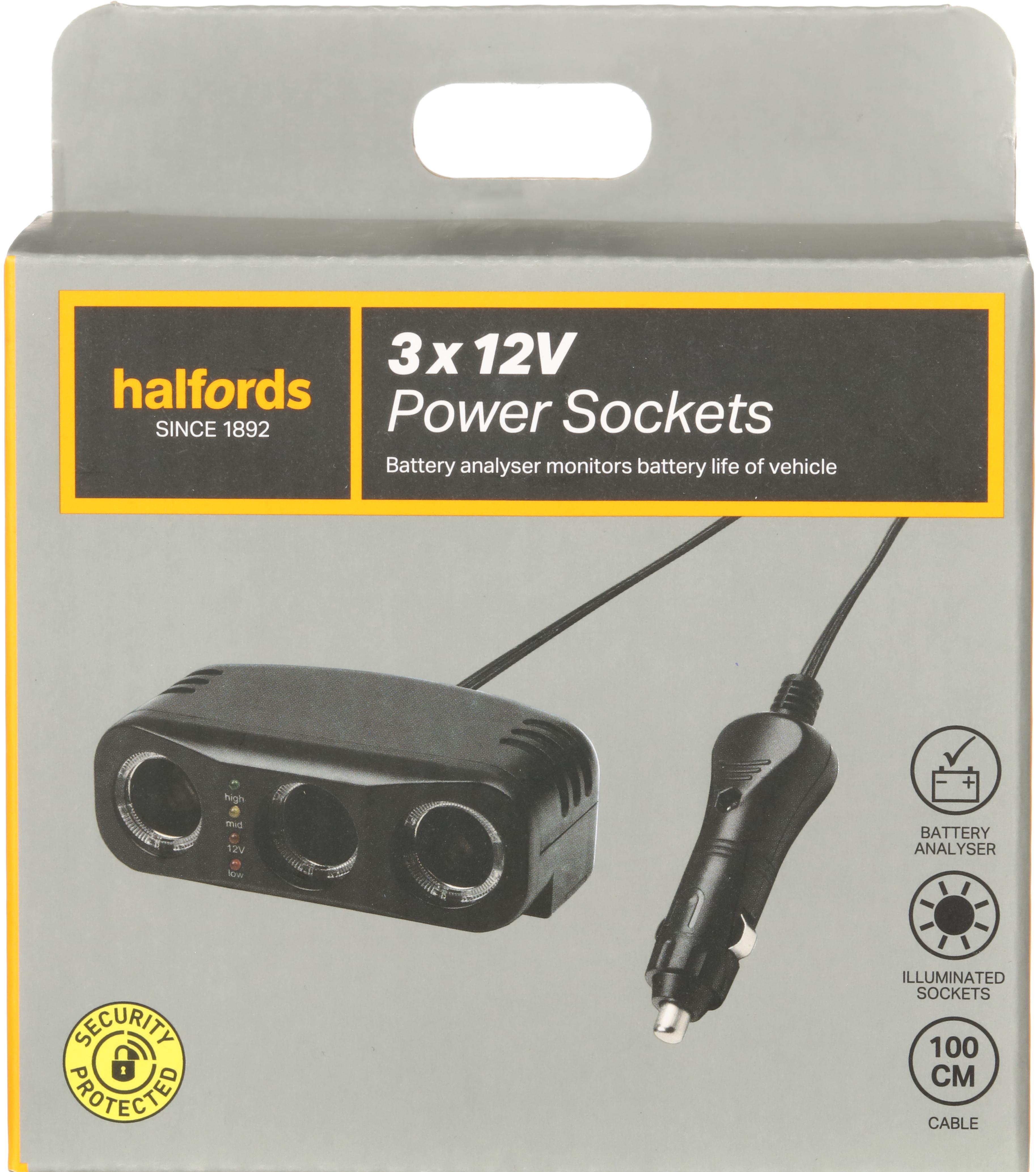 3 x 12V Power Sockets