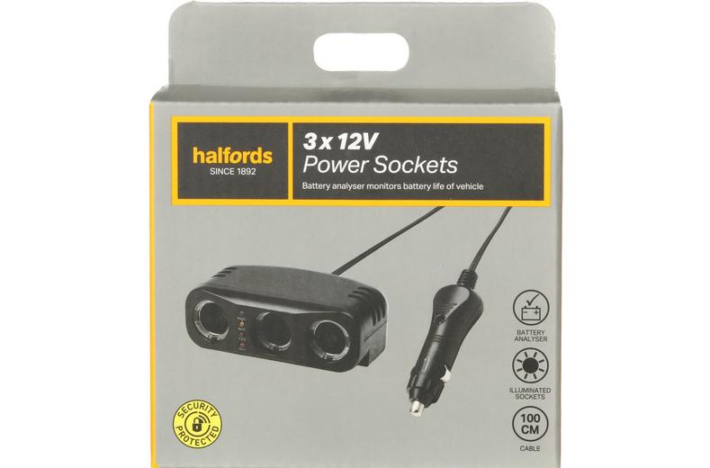 3 x 12V Power Sockets 3 x 12V Power Sockets
