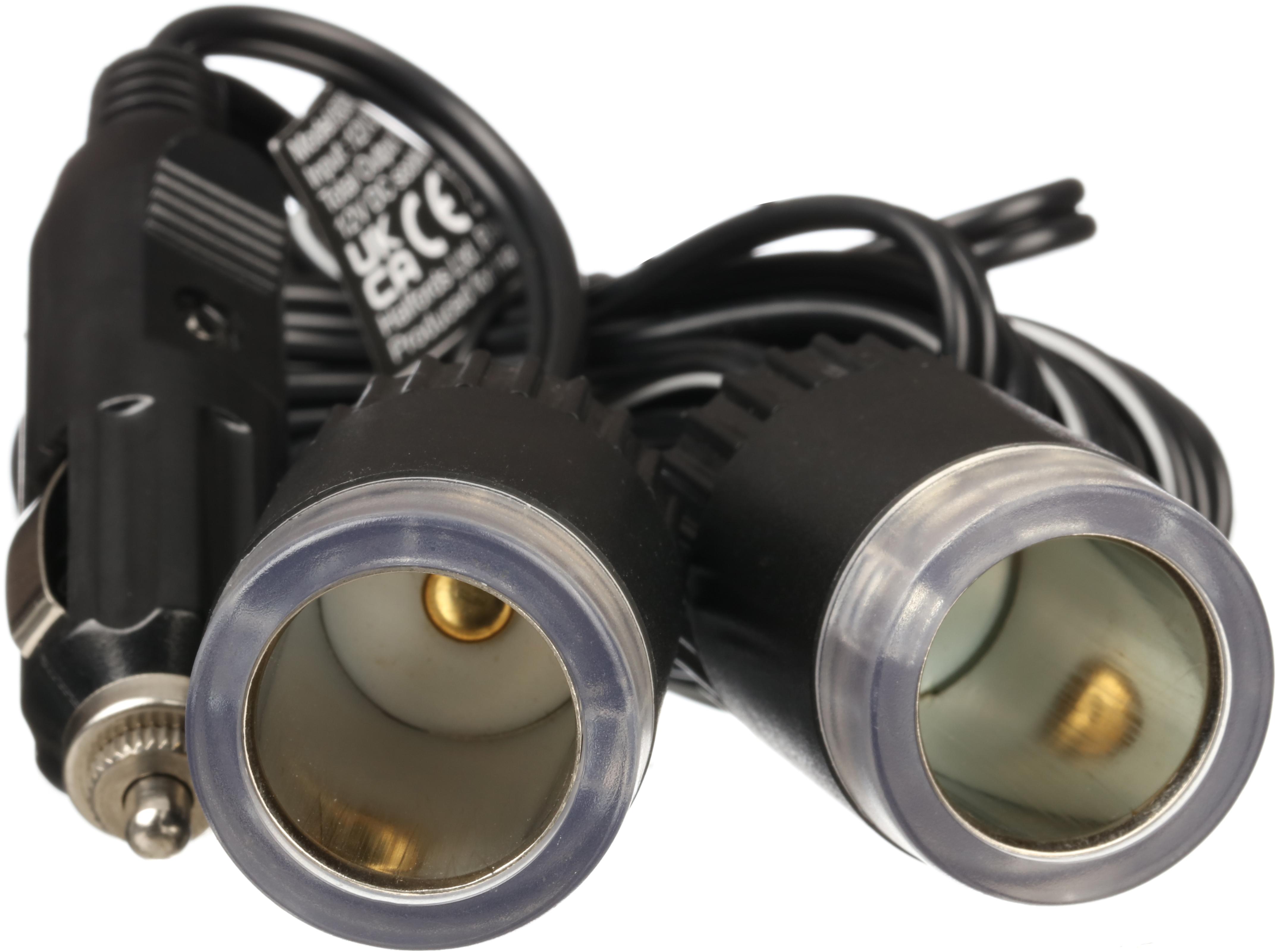 2× 12V Power Sockets