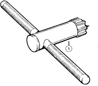 676 - Handle Weldment With Arbour For BTS-1