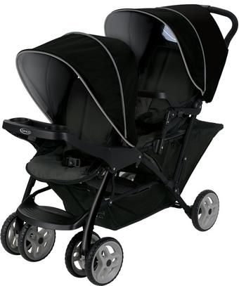 Graco Stadium Duo® Tandem Pushchair - Black/Grey