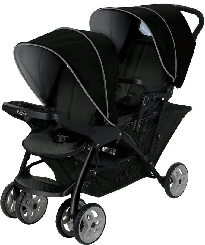 Double stroller used online