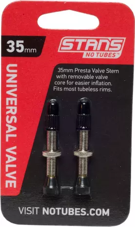 Stans NoTubes Universal Tubeless Valve Stems 35mm Halfords UK