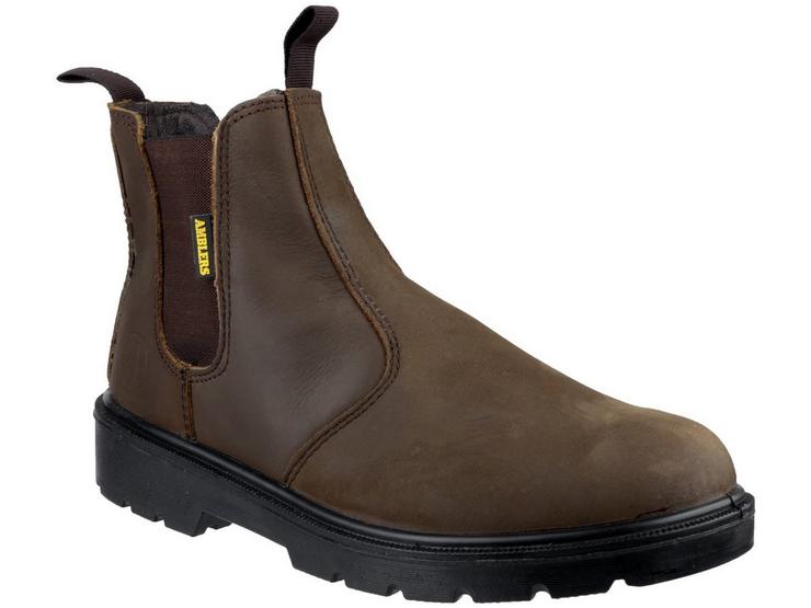 Ambler Safety Boot - Brown, Size 10 | Halfords UK