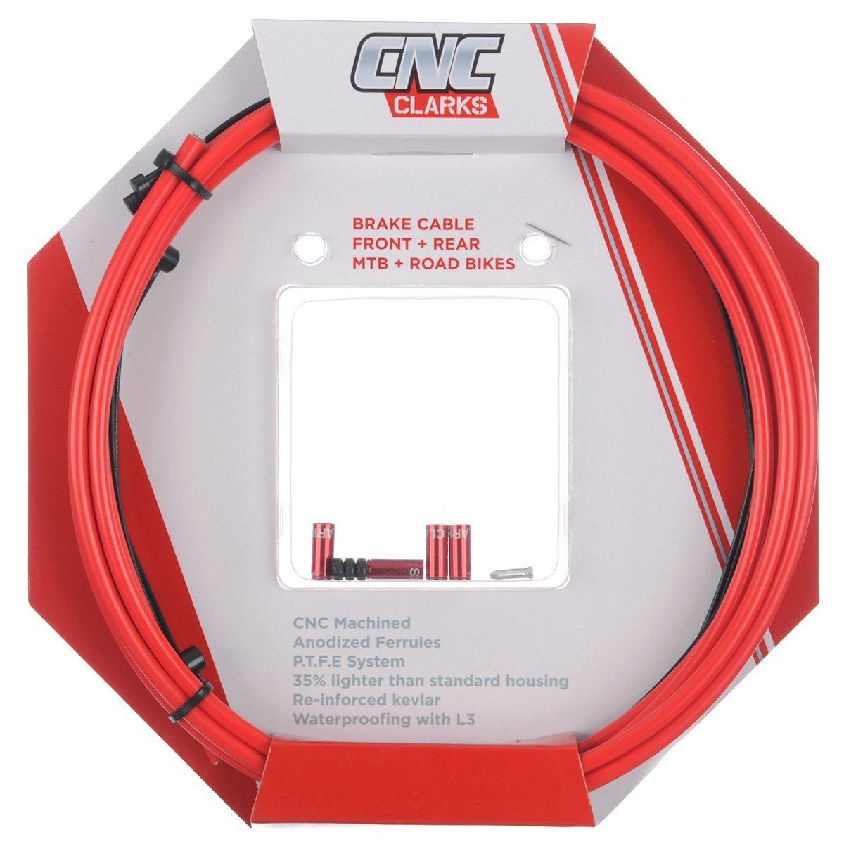 Clarks Zero-G Road Brake Cable Kit - Red