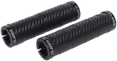 Halfords Clarks Lock-On Grips - Carbon Effect | Extra 8% off for BC Members