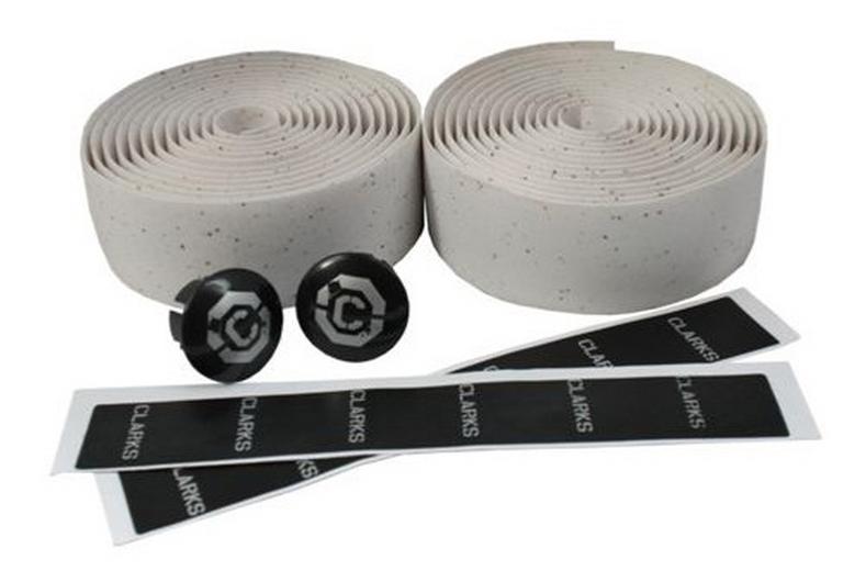 Clarks Cork Handlebar Tape - White Clarks Cork Handlebar Tape - White