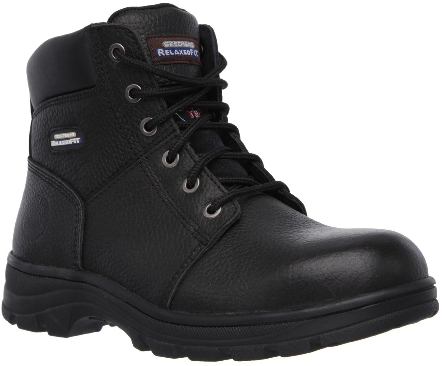 Skechers Workshire Safety Boot - Black | Halfords UK