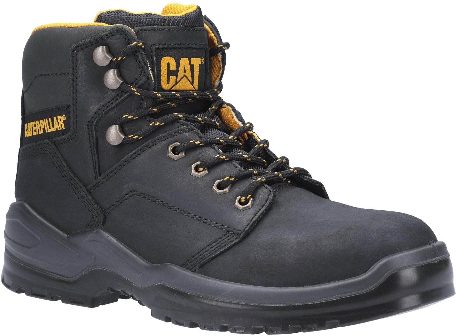 Caterpillar Striver Mid Safety Boot Black, Size 13 Halfords UK