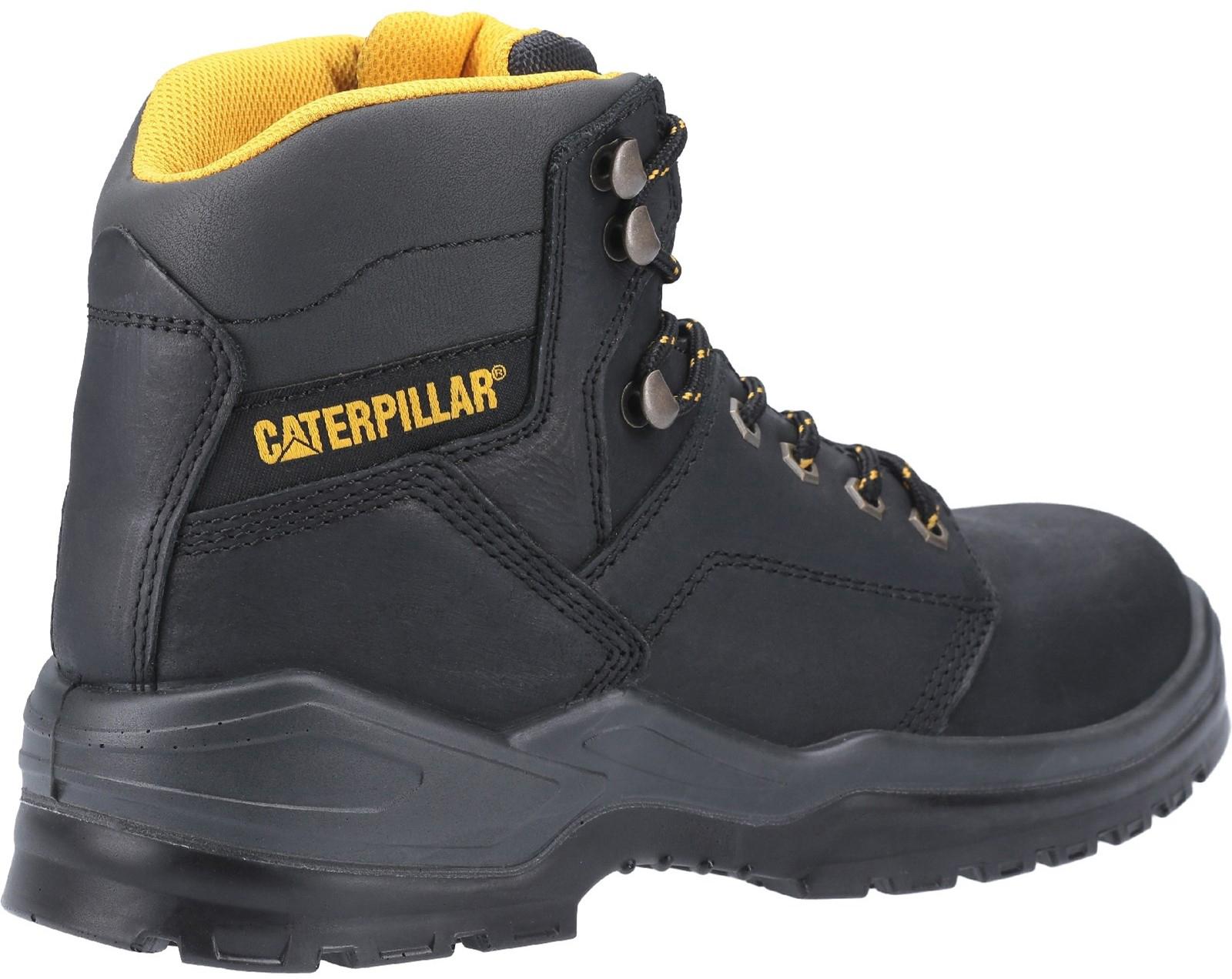 Caterpillar Striver Mid Safety Boot Black Halfords UK