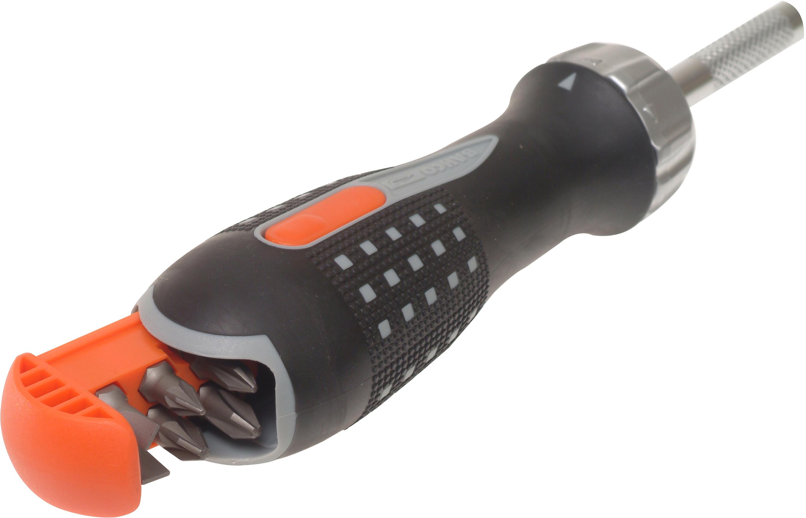 Bahco 808050 Ratchet S/Driver + 6 Bits