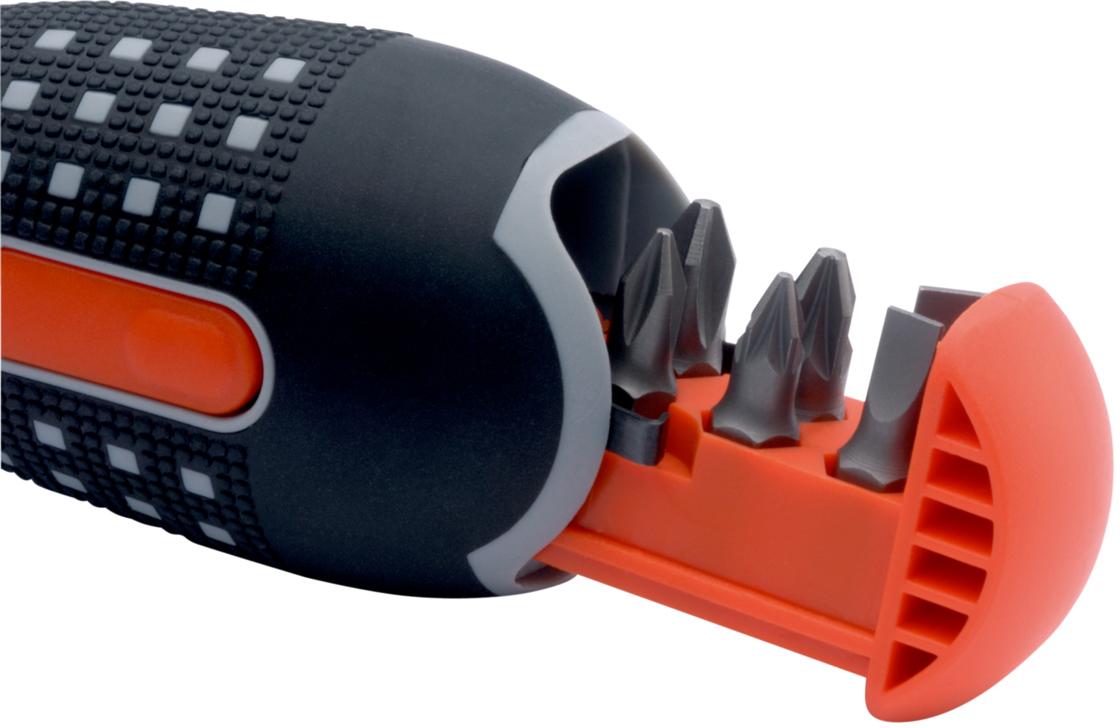 Bahco 808050 Ratchet S/Driver + 6 Bits