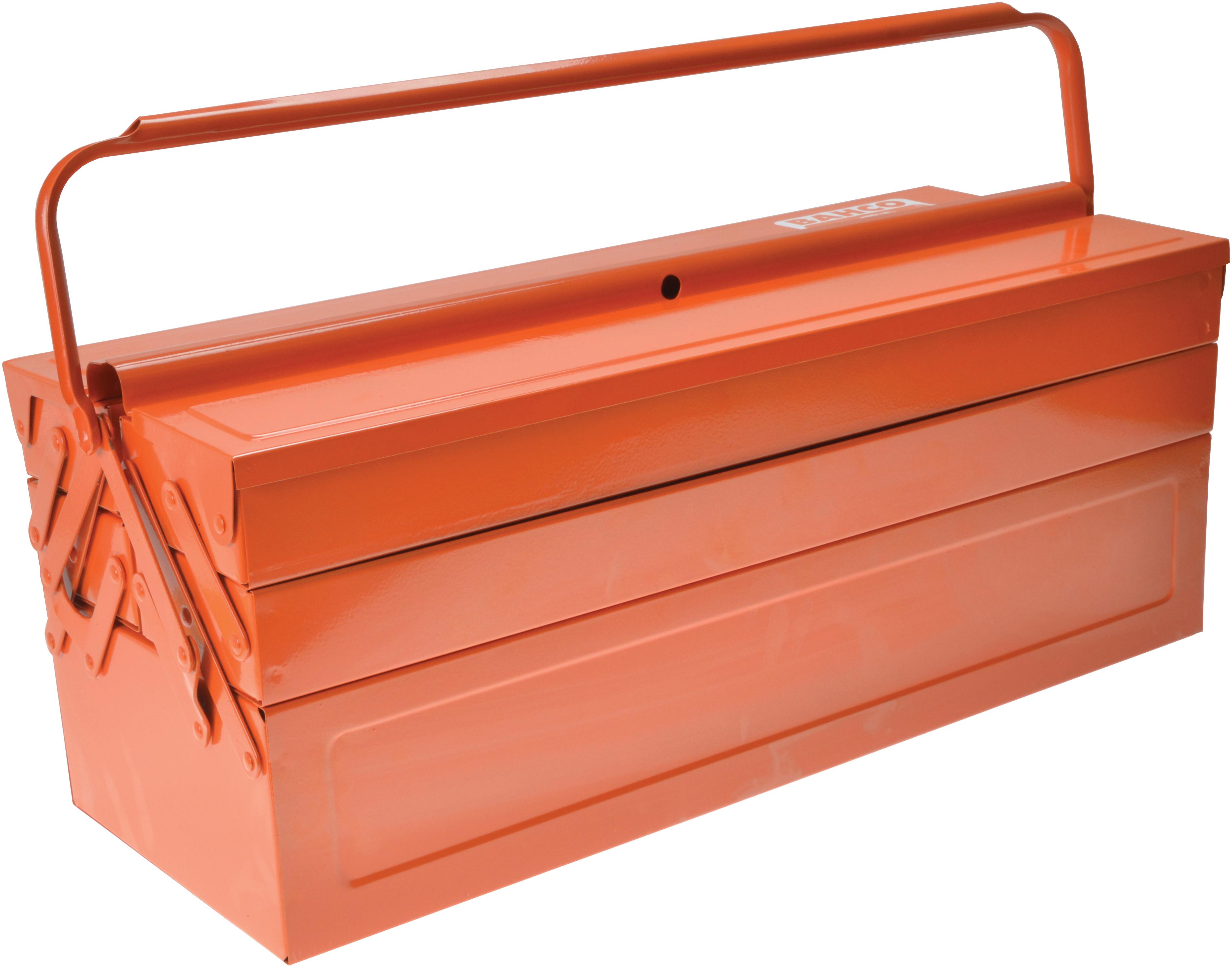 Bahco Orange Metal Cantilever Toolbox 22In