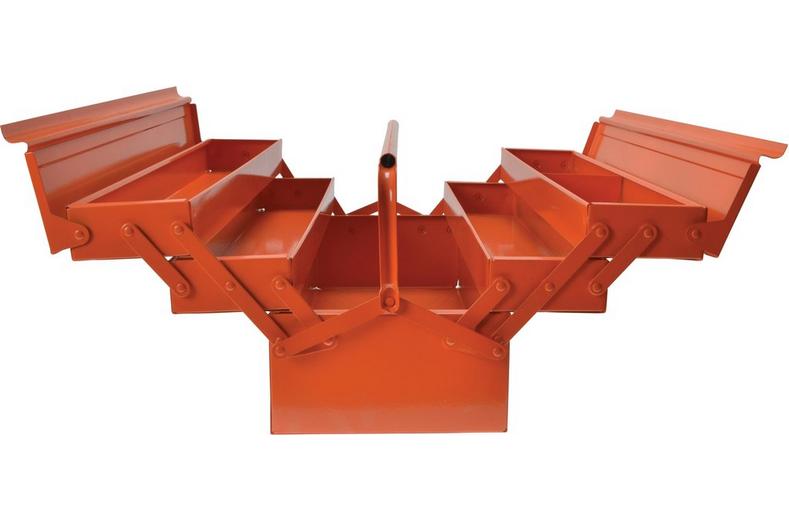 Bahco Orange Metal Cantilever Toolbox 22in Bahco Orange Metal Cantilever Toolbox 22in