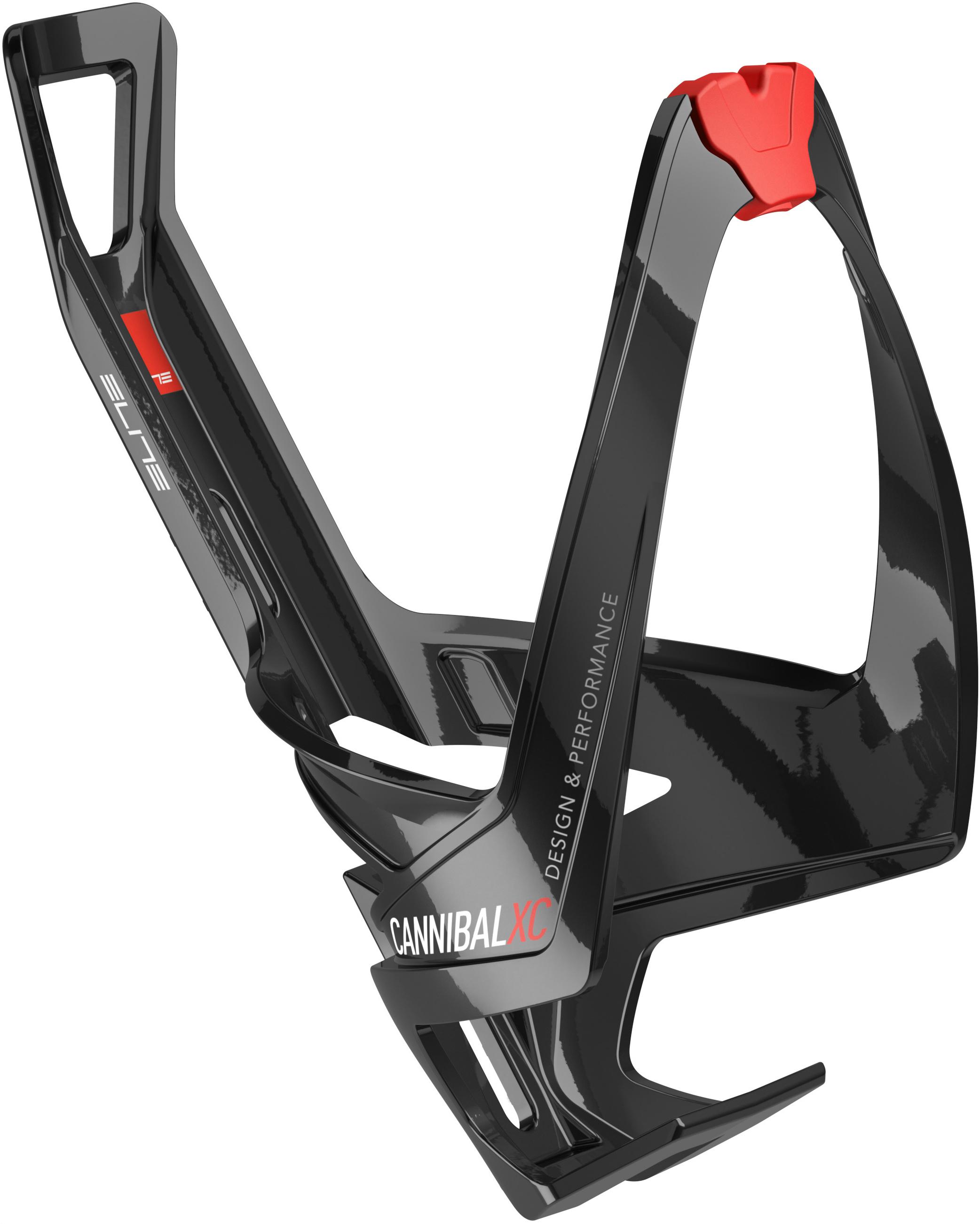 Cannibal Xc Bottle Cage Gloss Black / Red