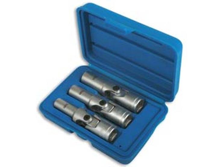 Laser Glow Plug Socket Set - 3/8D - 3Pc