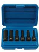 Laser Glow Plug Electrode Removal Sockets 1/4"D 6pc Halfords UK