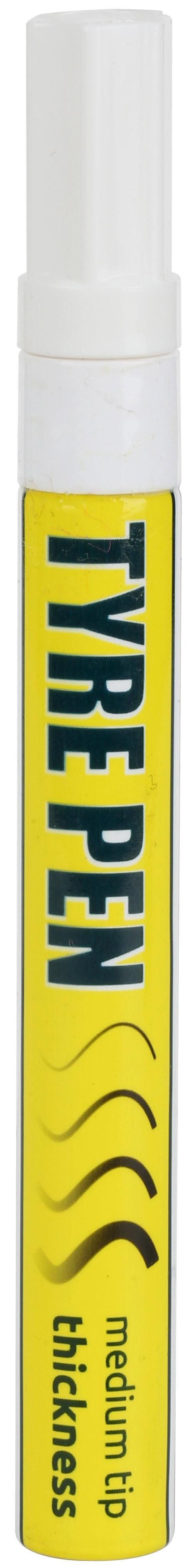 White Tyre Pen Marker