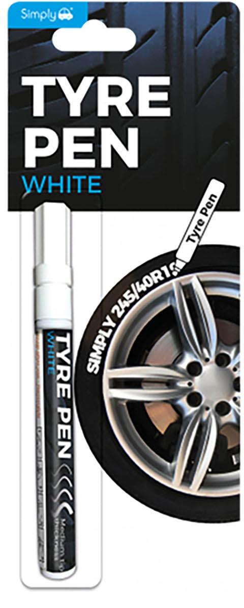 White Tyre Pen Marker
