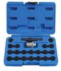 Locking Wheel Nut Key Set Vag 22Pc Halfords UK