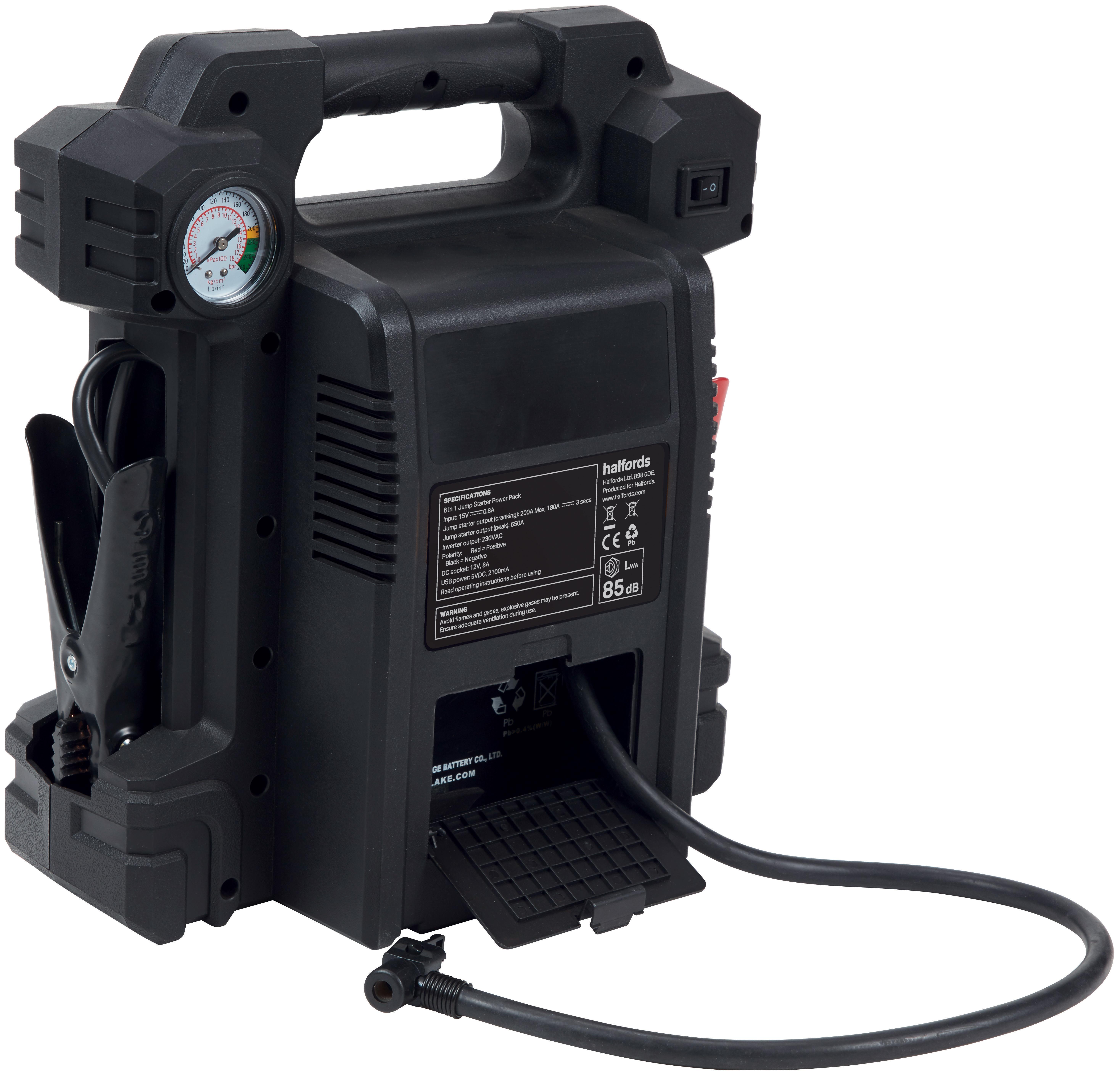 Halfords 6-in-1 Jump Starter Power Pack