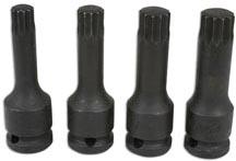 Laser SPLINE BIT SET 4PC Halfords UK