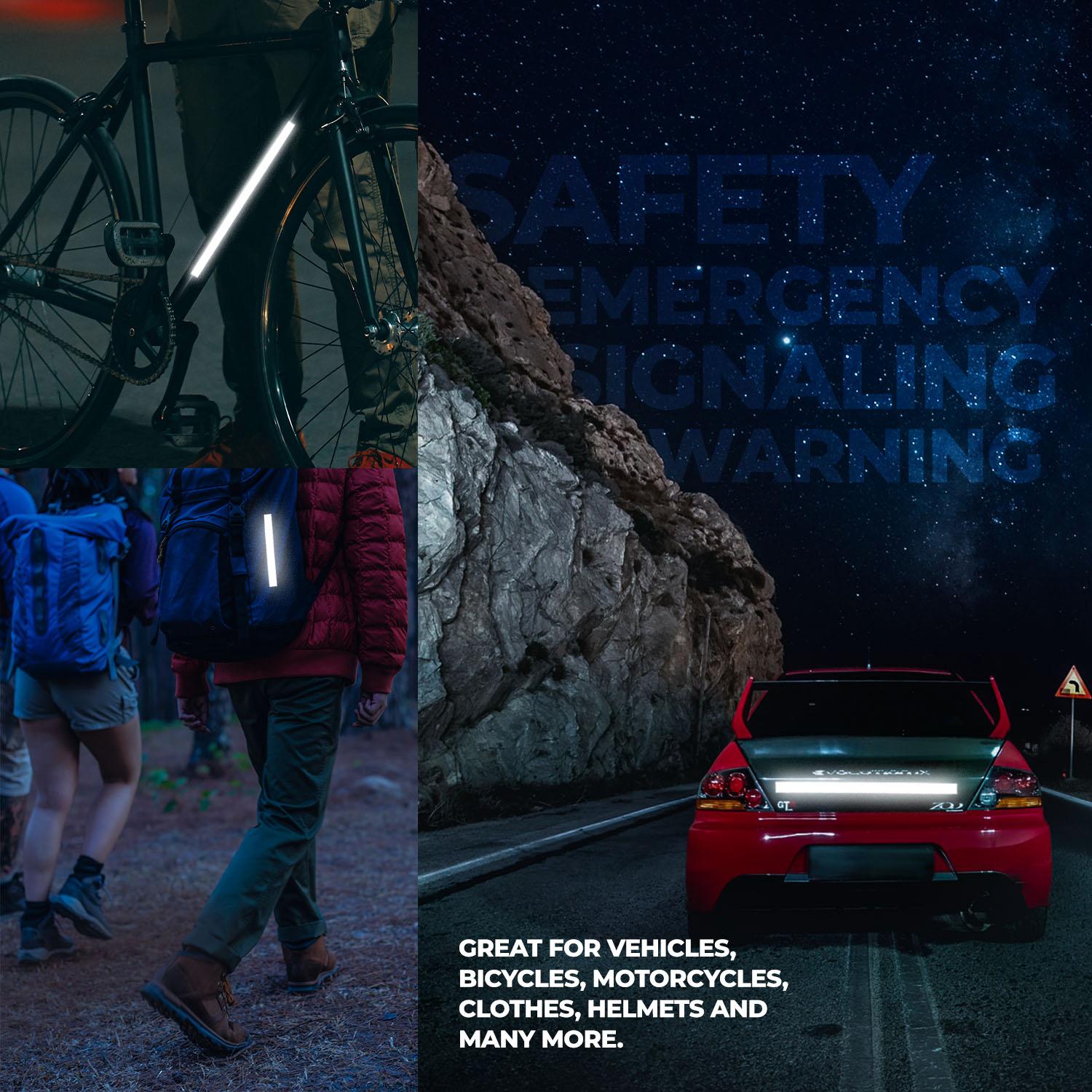 Summit Safety Reflective Tape 1530mm x 19mm - White