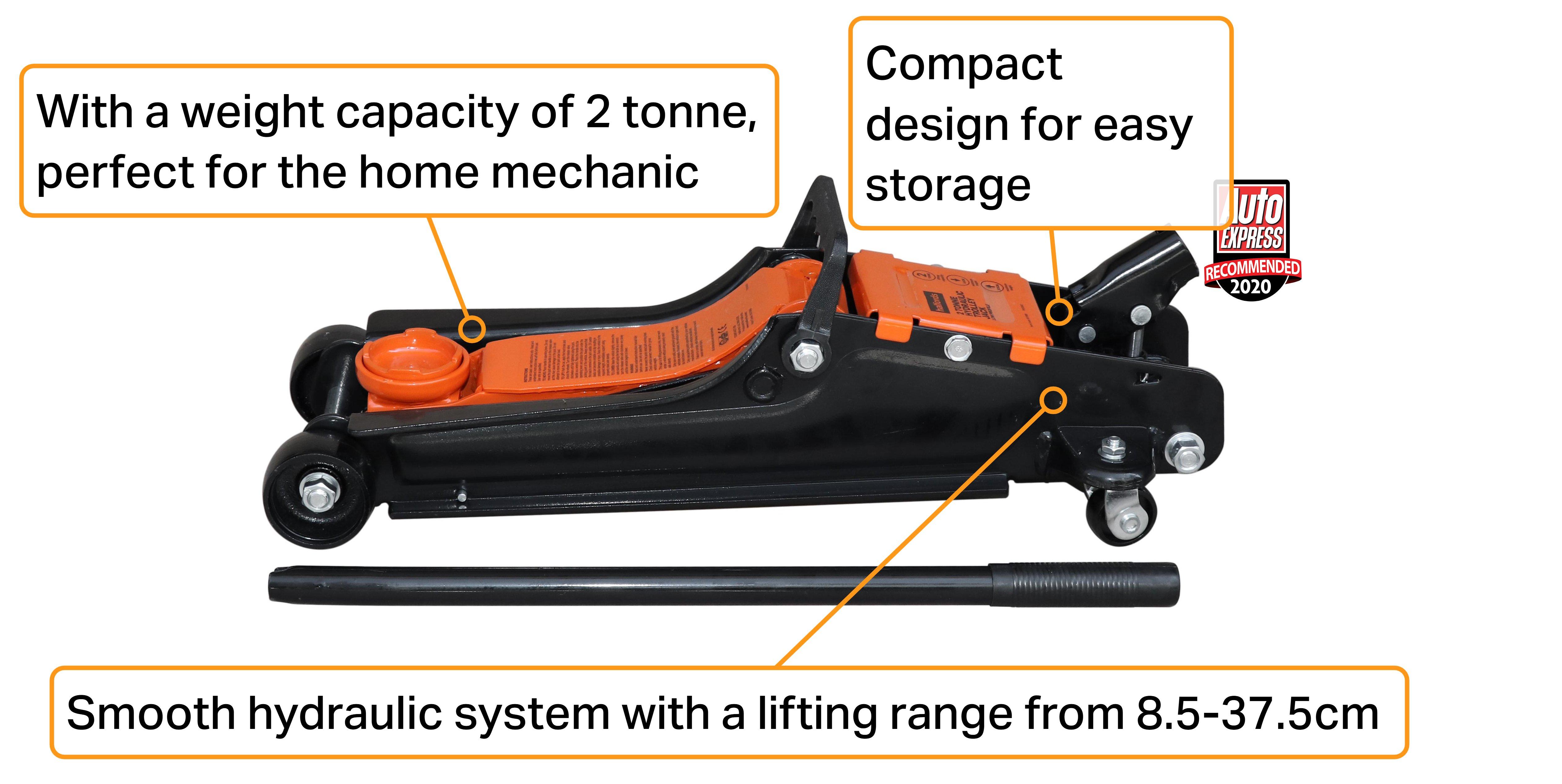 Halfords 2 Tonne Low Profile Hydraulic Trolley Jack