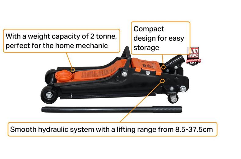 Halfords 2 Tonne Low Profile Hydraulic Trolley Jack Halfords 2 Tonne Low Profile Hydraulic Trolley Jack