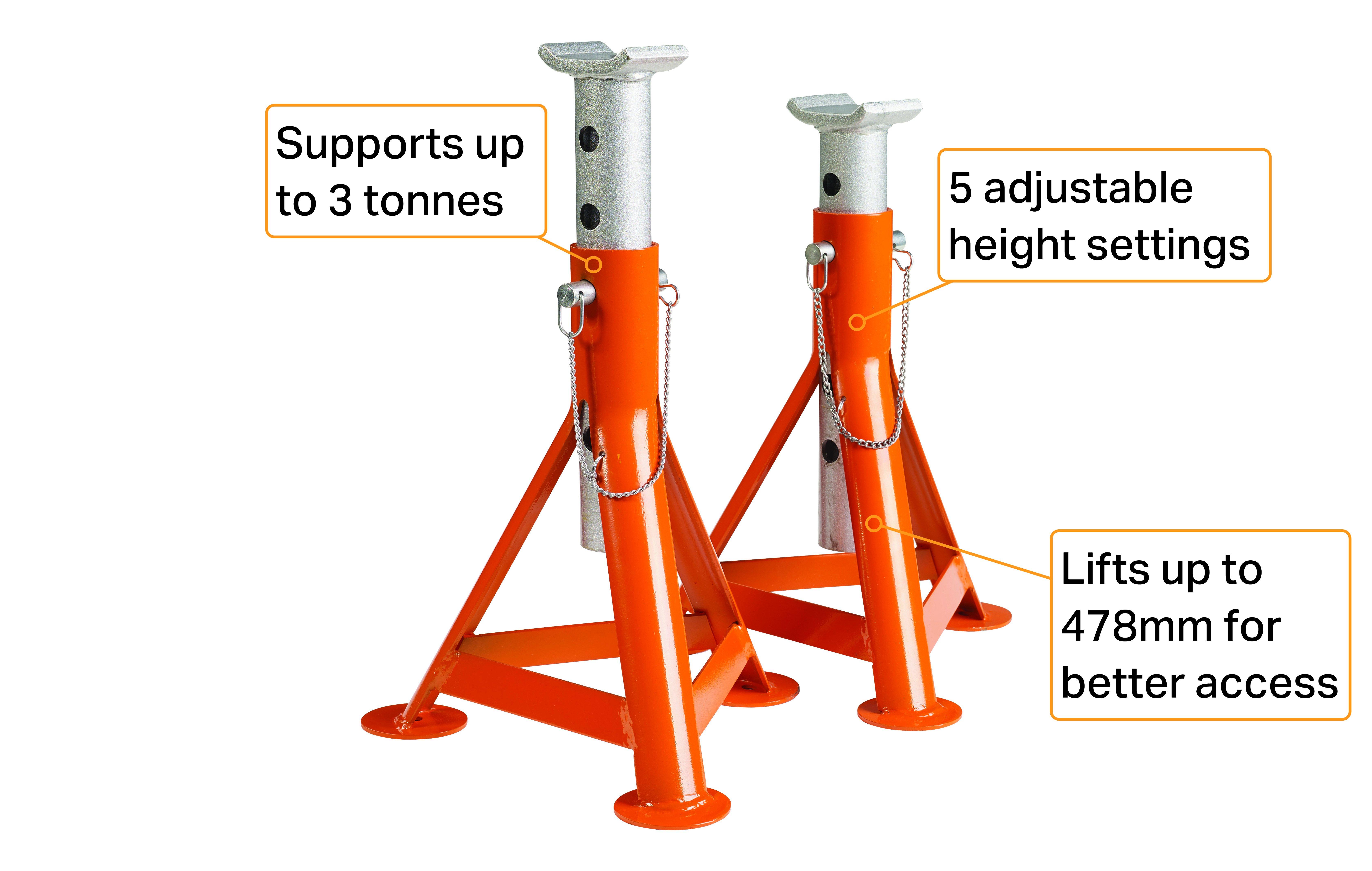 Halfords 3 Tonne Axle Stands